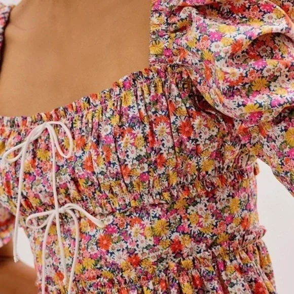 For Love & Lemons Libby Mini Dress - Picture 9 of 9